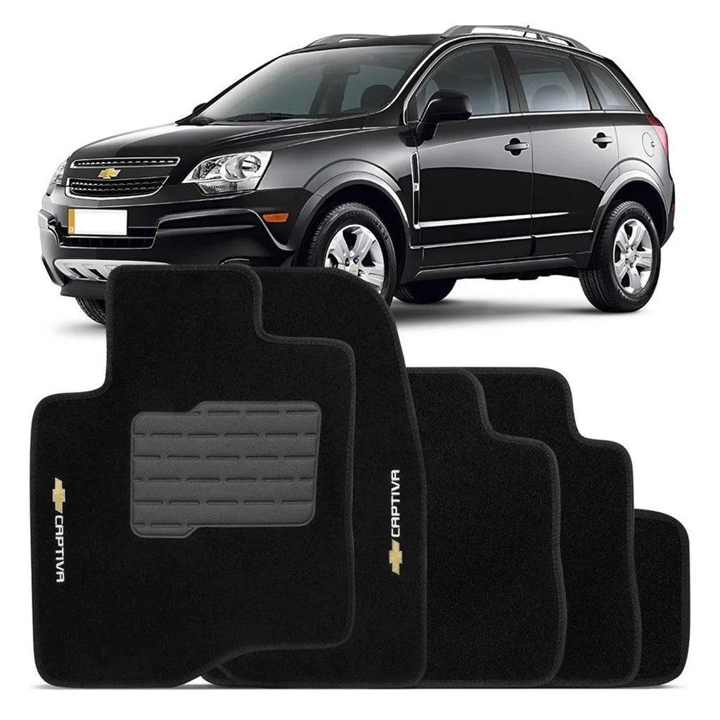 TAPETE CARPETE CAPTIVA 2008 A 2017 BORDADO 5 PEÇAS