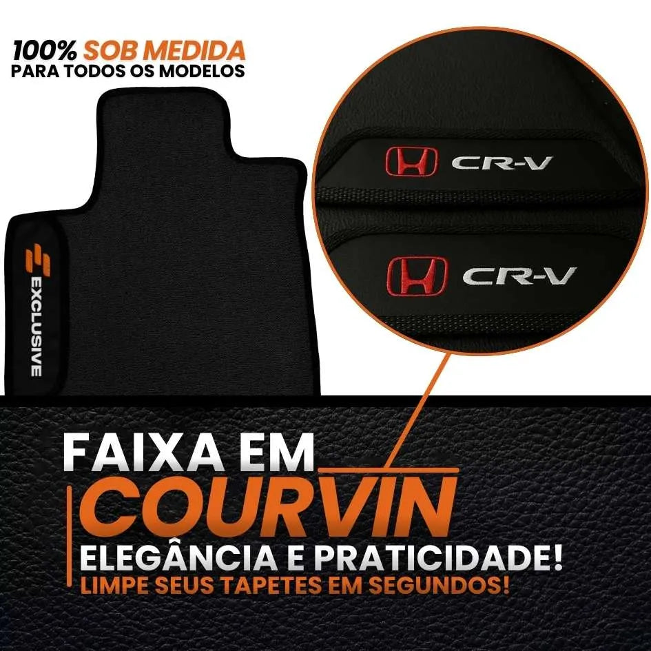 TAPETE BORRACHA PREMIUM ONIX RS 4 PEÇAS