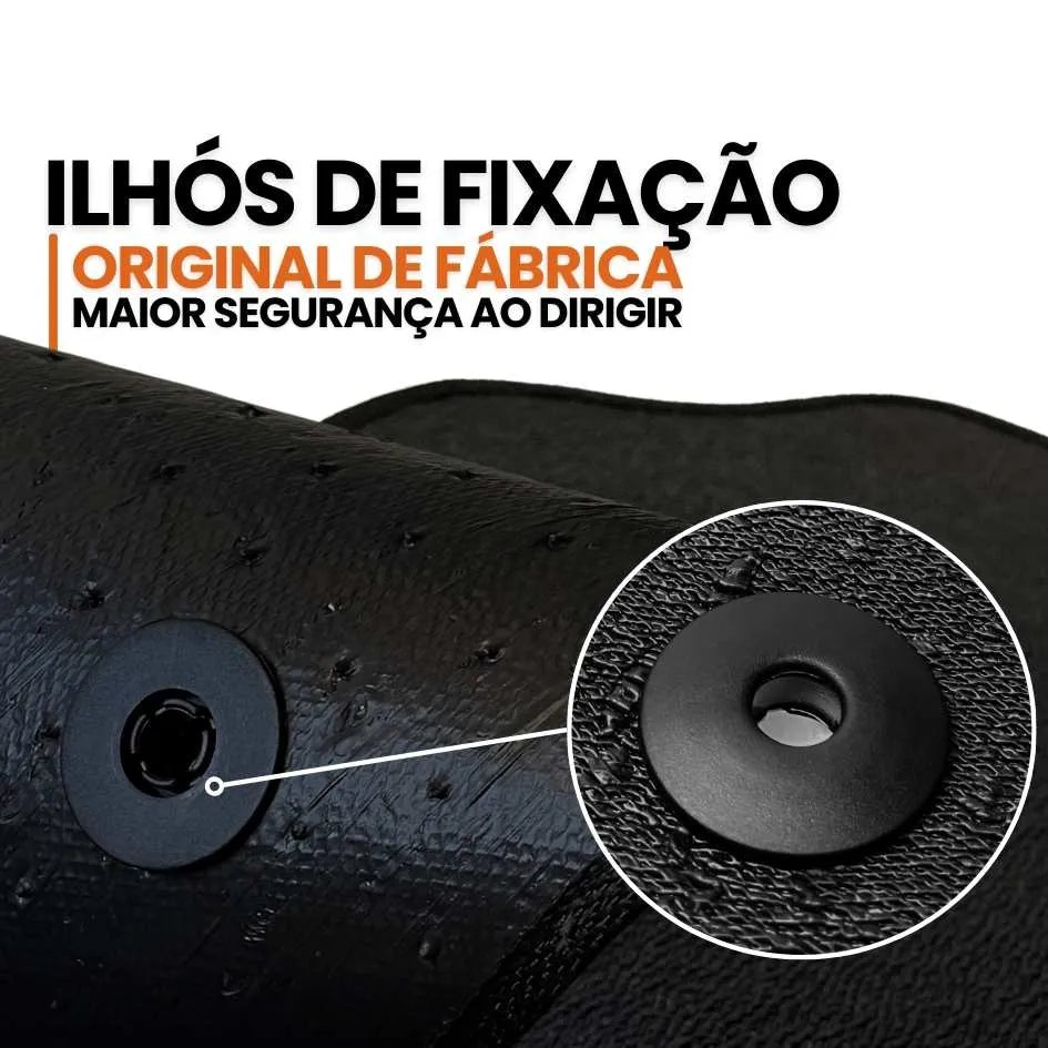 TAPETE BORRACHA PREMIUM HB20s 2012 A 2019 4 PEÇAS