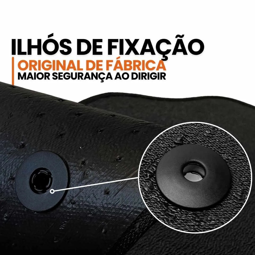 TAPETE BORRACHA PREMIUM SANDERO STEPWAY 2008 A 2014 3 PEÇAS