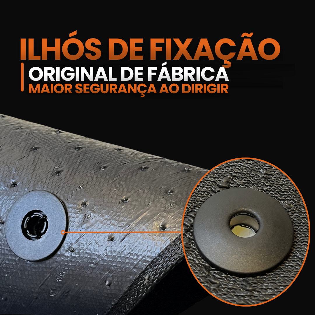 TAPETE BORRACHA PREMIUM L200 TRITON 2018 A 2024 3 PEÇAS