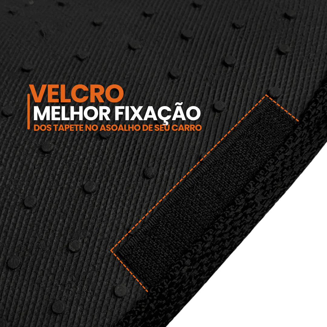 TAPETES CARPETE PEUGEOT 206 1999 A 2009 PRETO 5 PEÇAS