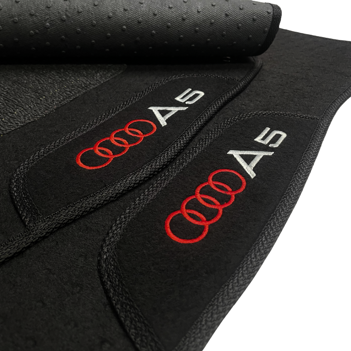 TAPETE CARPETE AUDI A5 SPORTBACK 2007 A 2016 PRETO 4 PEÇAS