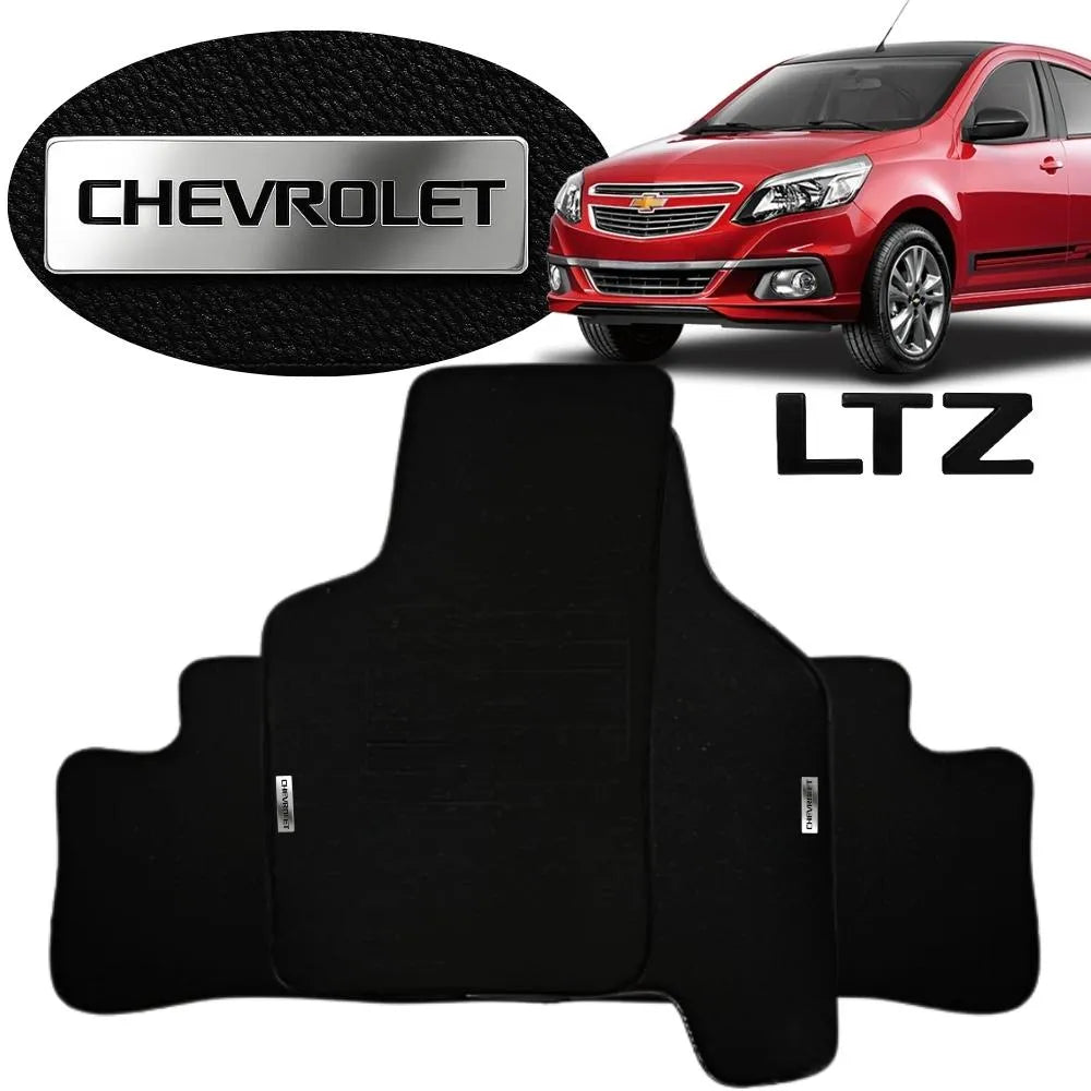 TAPETE BORRACHA TAG INOX AGILE LTZ 2009 A 2016 3 PEÇAS