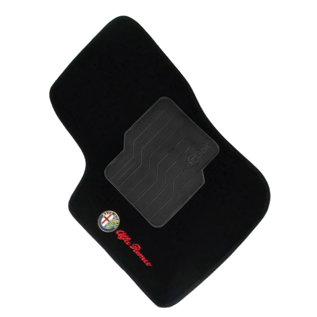 TAPETE CARPETE ALFA ROMEO 156 1997 A 2007 PRETO 4 PEÇAS