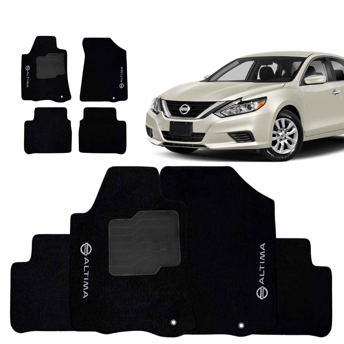 TAPETES CARPETE ALTIMA 2014 A 2018 5 PEÇAS