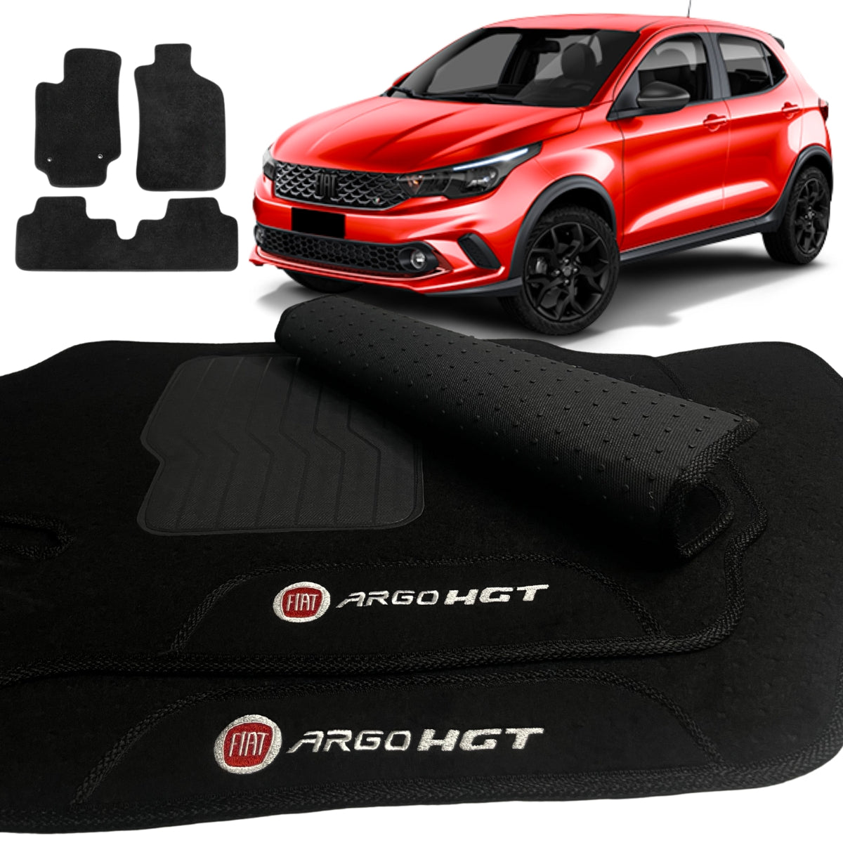 TAPETE CARPETE ARGO HGT 2018 A 2024 3 PEÇAS