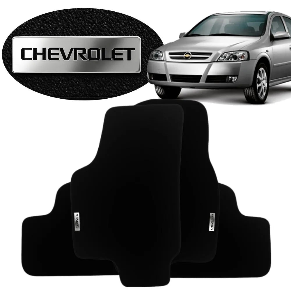 TAPETE BORRACHA TAG INOX ASTRA 4 PEÇAS