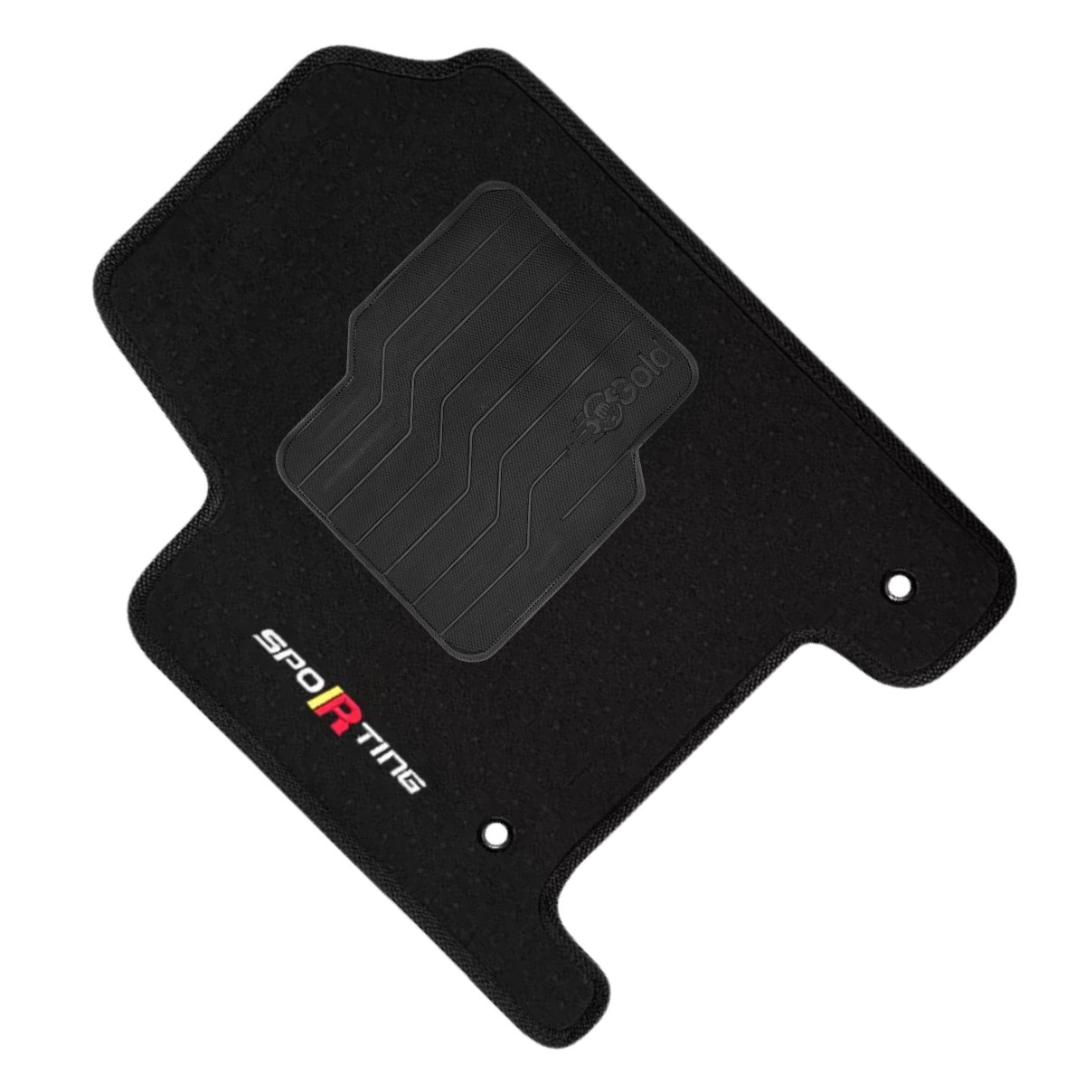 TAPETE CARPETE BRAVO SPORTING 2011 A 2015 C/ EXTINTOR PRETO 4 PEÇAS