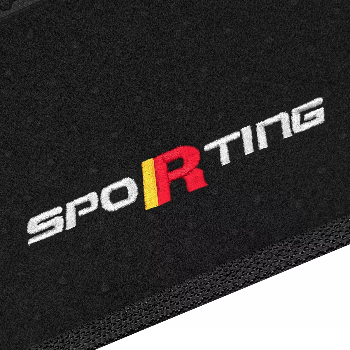 TAPETE CARPETE BRAVO SPORTING 2011 A 2015 C/ EXTINTOR PRETO 4 PEÇAS