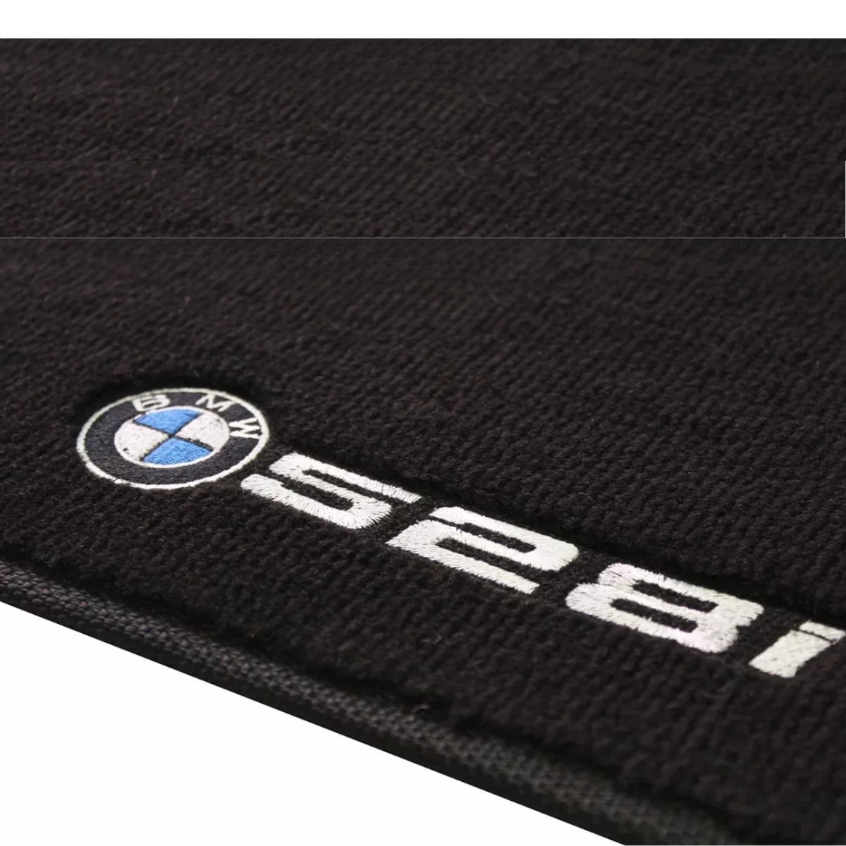 TAPETE CARPETE BMW 528i 2010 A 2016 PLAT. F10 PRETO BORDADO