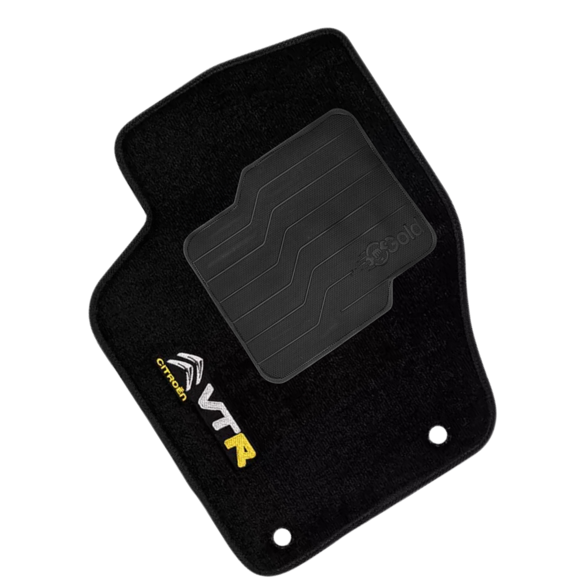 TAPETE CARPETE CITROEN C4 VTR PRETO BORDADO