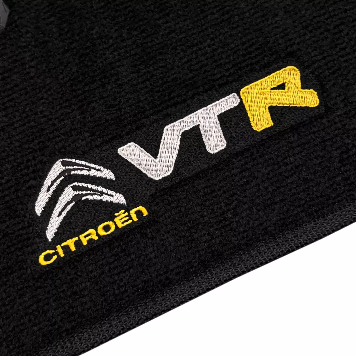 TAPETE CARPETE CITROEN C4 VTR PRETO BORDADO