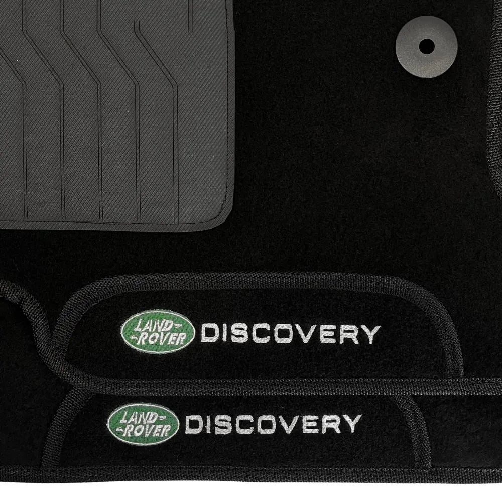 TAPETE CARPETE DISCOVERY 7L 2010 A 2016 PRETO 4 PEÇAS