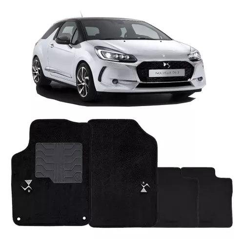 TAPETES CARPETE CITROEN DS3 2009 À 2016 + TÚNEL CORTESIA