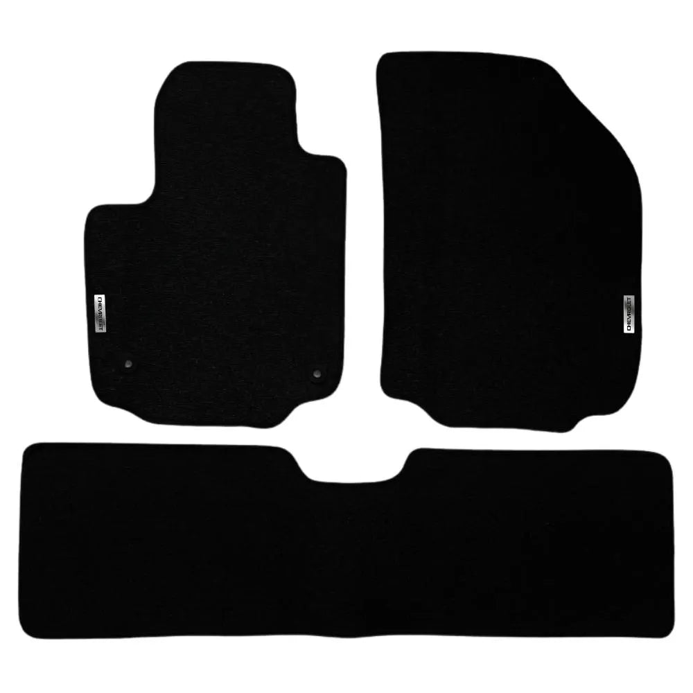 TAPETE BORRACHA TAG INOX EQUINOX 2017 A 2024 3 PEÇAS