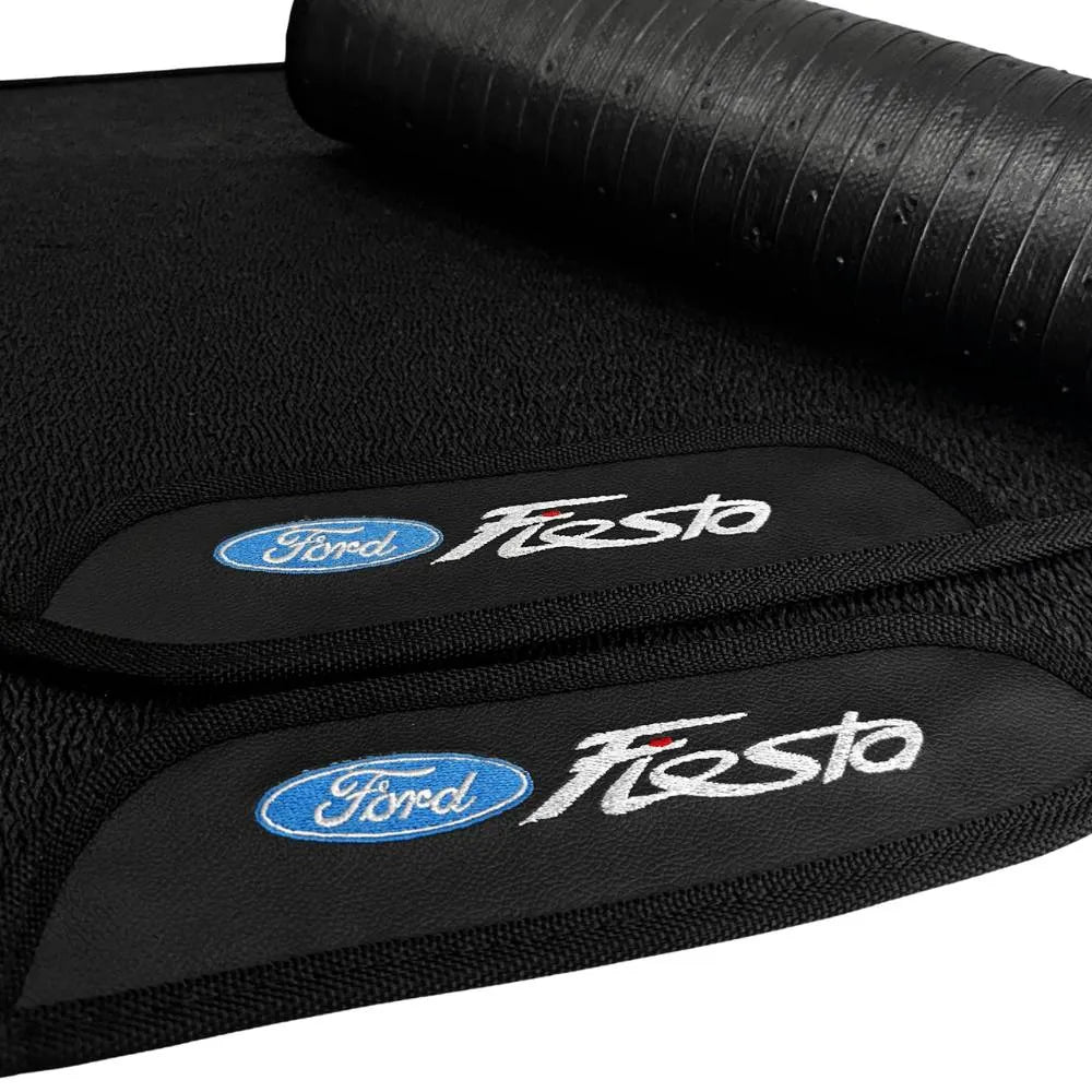 TAPETE BORRACHA PREMIUM FIESTA 2001 A 2014 3 PEÇAS