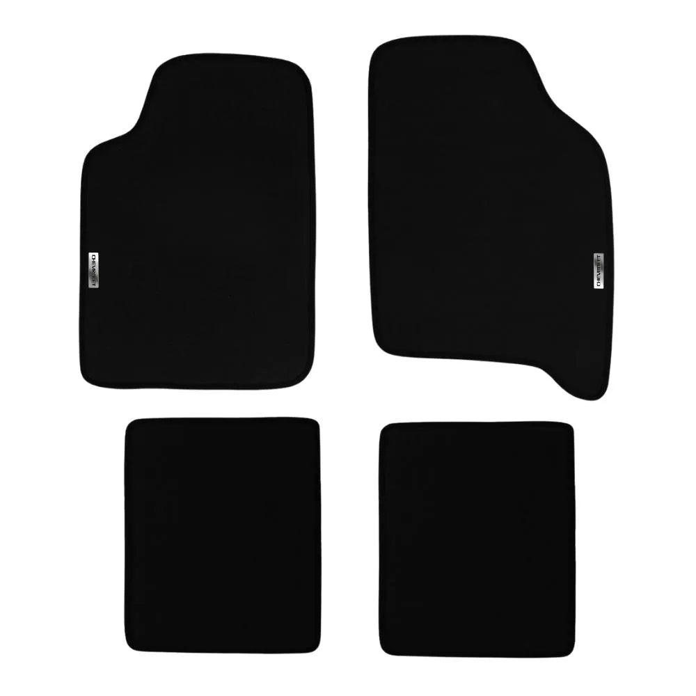 TAPETE BORRACHA TAG INOX MONTANA 2011 A 2019 3 PEÇAS