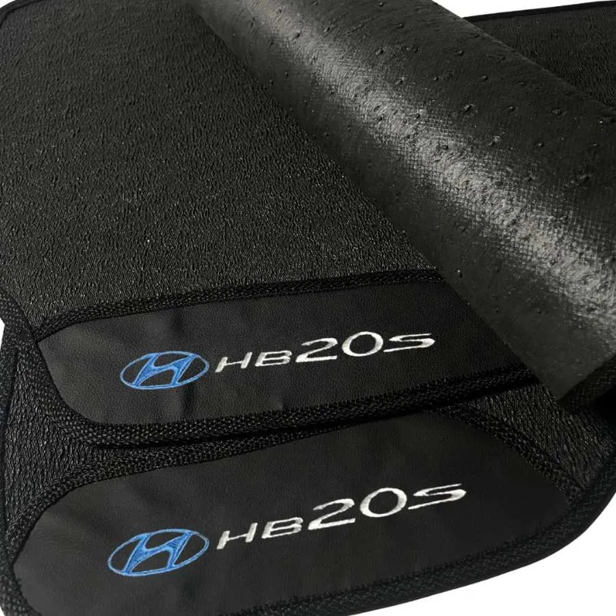 TAPETE BORRACHA PREMIUM HB20s 2020 A 2025 4 PEÇAS