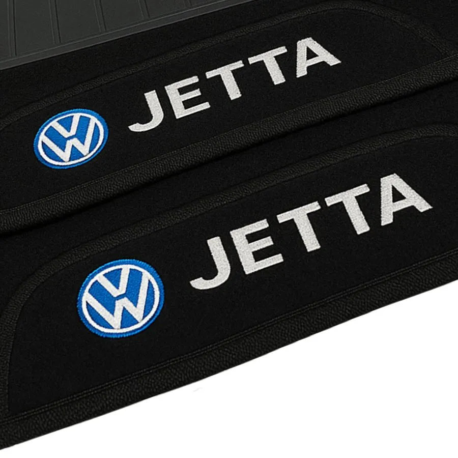 TAPETES CARPETE JETTA 2011 A 2017 PRETO 4 PEÇAS