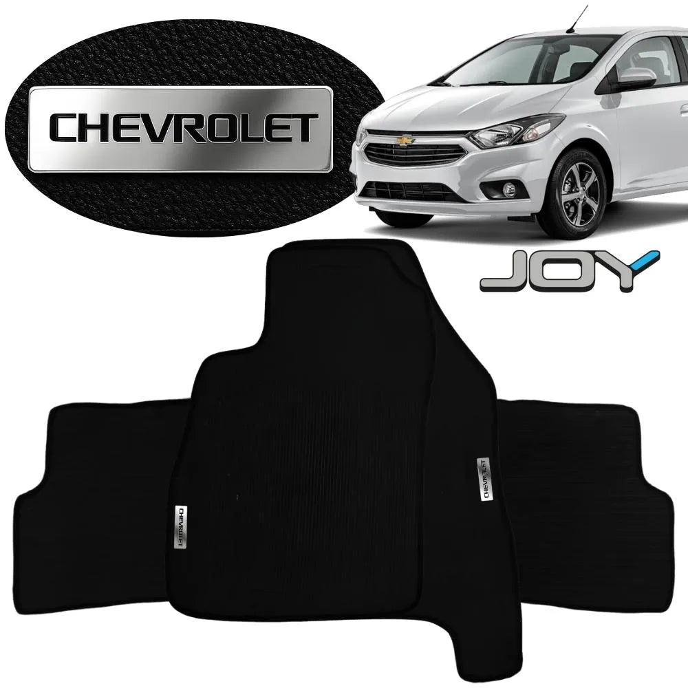 TAPETE BORRACHA TAG INOX ONIX JOY 2012 A 2019 3 PEÇAS