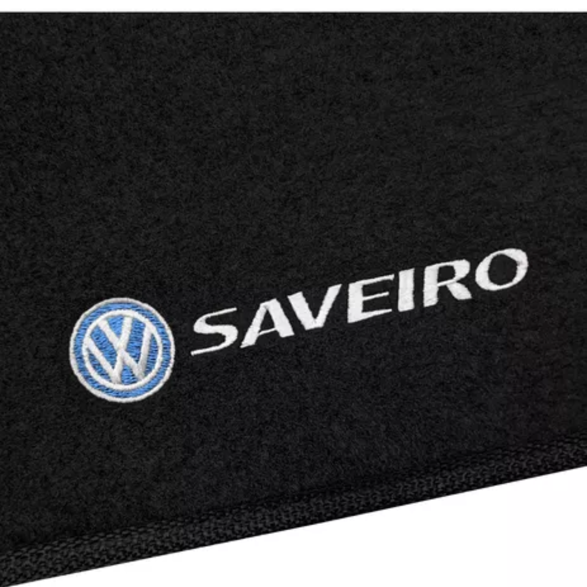 TAPETE SAVEIRO ROBUST 2019 A 2025 PRETO 2 PEÇAS