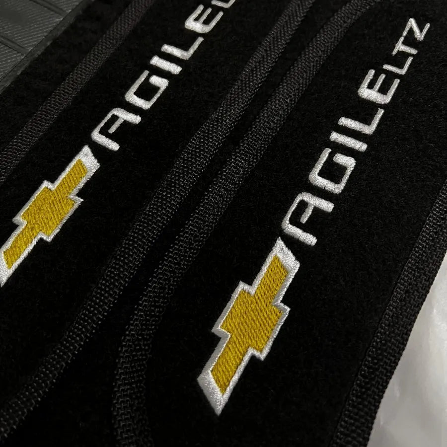 TAPETE CARPETE AGILE LTZ 2009 A 2016 PRETO 3 PEÇAS