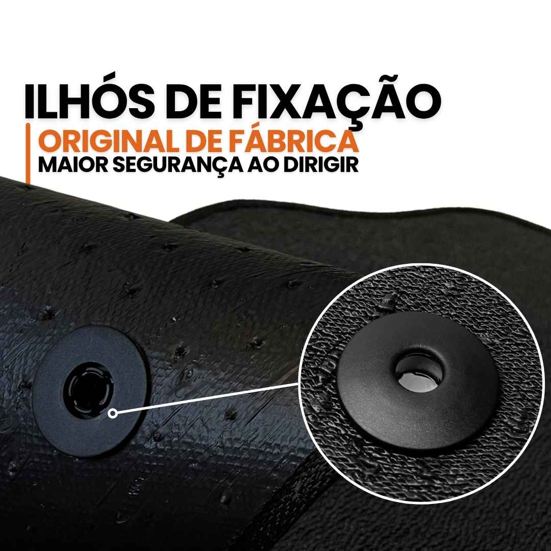 TAPETE BORRACHA PREMIUM ONIX JOY 2016 A 2019 3 PEÇAS