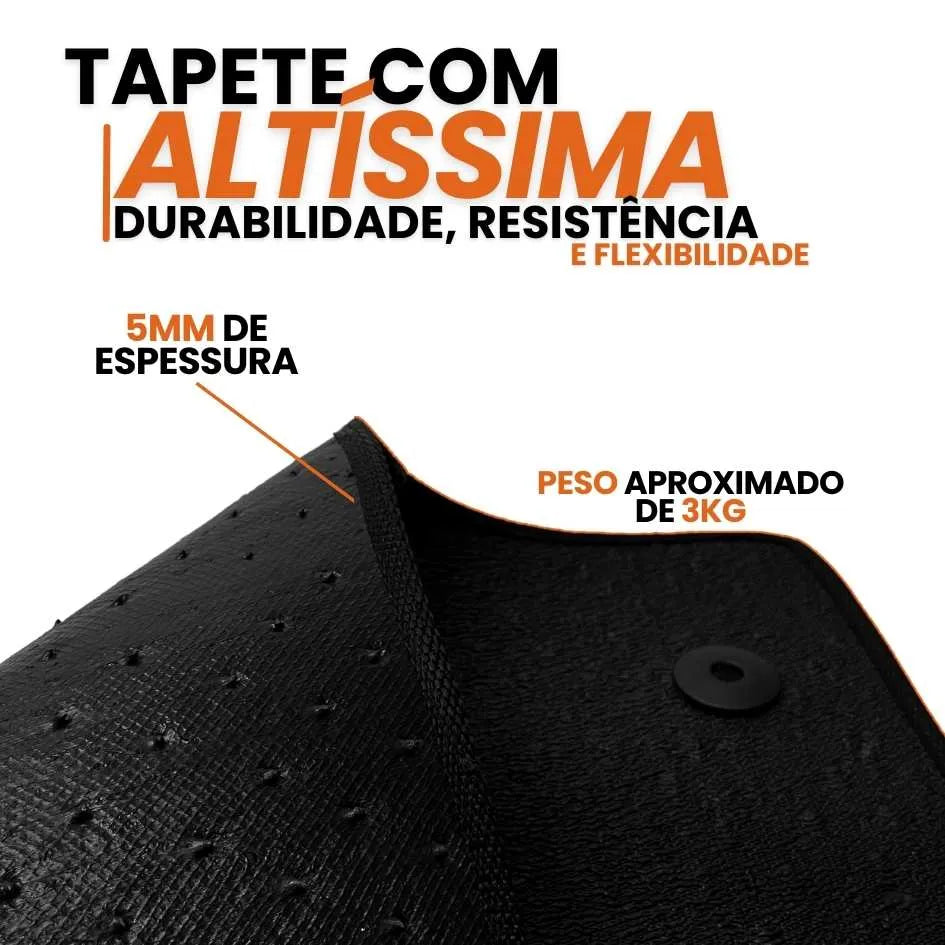 TAPETE BORRACHA PREMIUM AGILE LTZ 2009 A 2016 3 PEÇAS