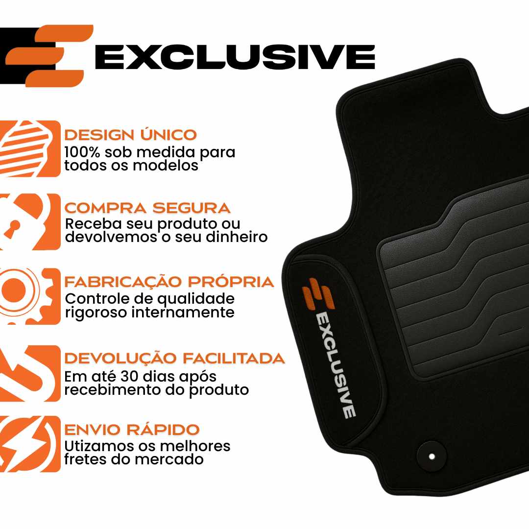 KIT TAPETES CARPETE PORTA MALAS + INTERNOS PAJERO FULL 2000 A 2021 7 LUGARES