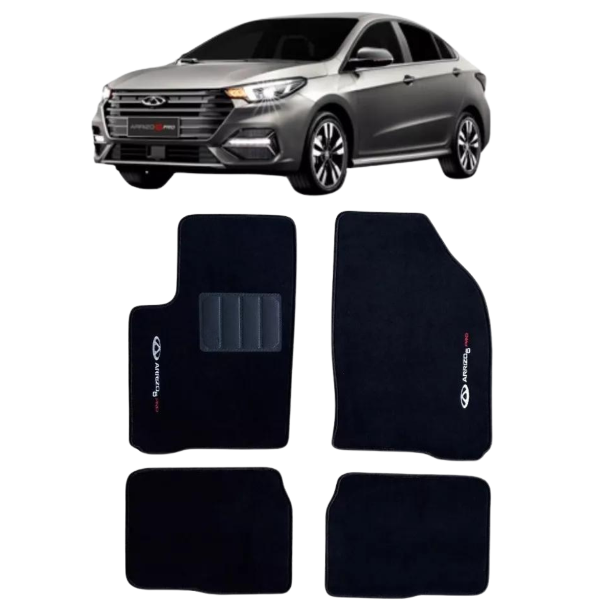 TAPETE CARPETE ARRIZO 6 PRO 2022 A 2024 5 PEÇAS