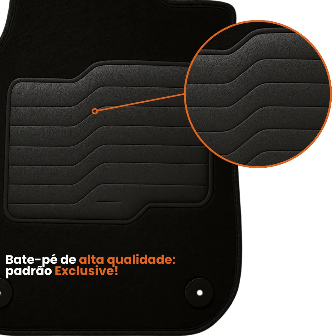 TAPETE CARPETE BMW X4 2015 A 2018 PRETO 4 PEÇAS