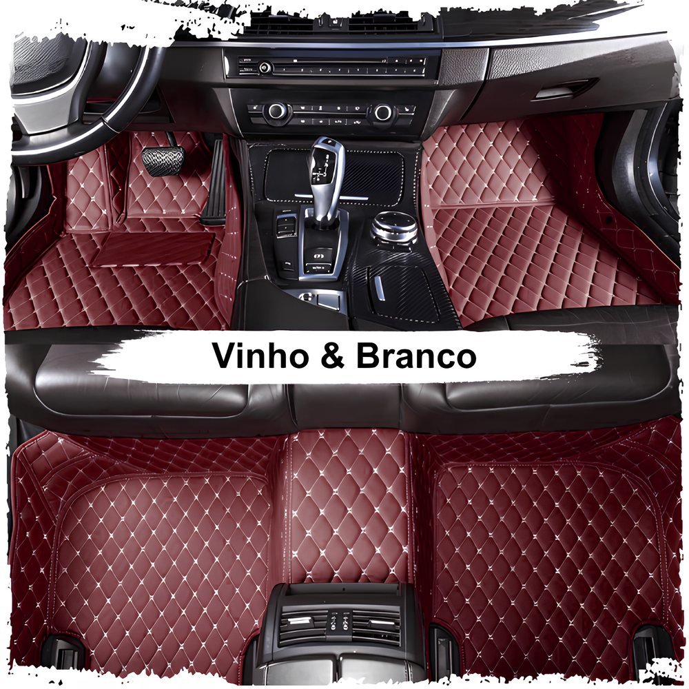 Kit Tapetes Automotivos de Luxo e Conforto Inteiriços Dianteiro e Traseiro