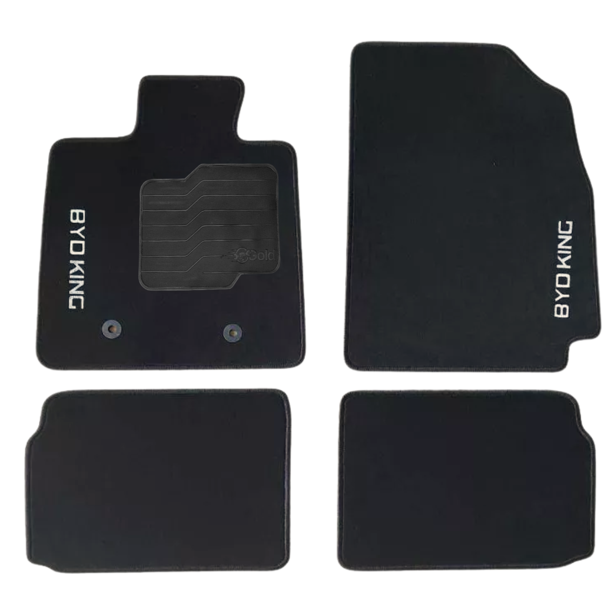 TAPETE CARPETE BYD KING 2023 A 2025 PRETO 4 PEÇAS