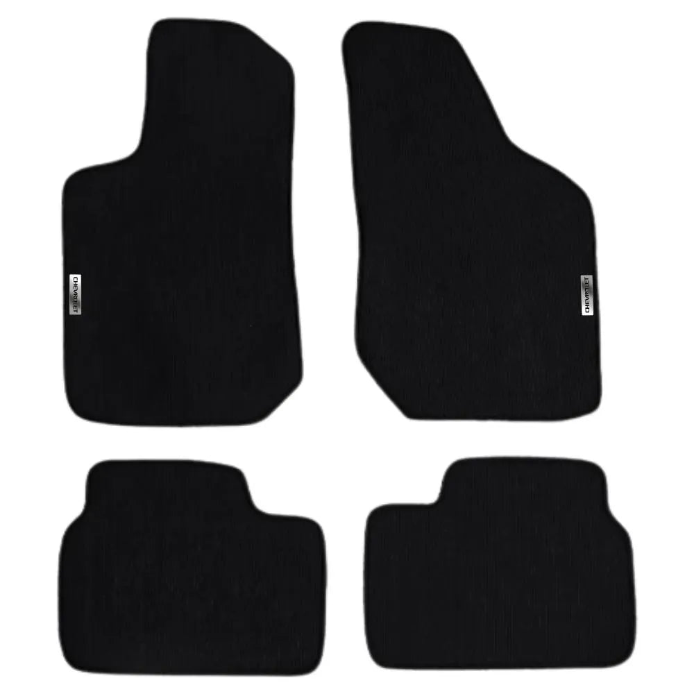 TAPETE BORRACHA TAG INOX CELTA 2000 A 2014 4 PEÇAS