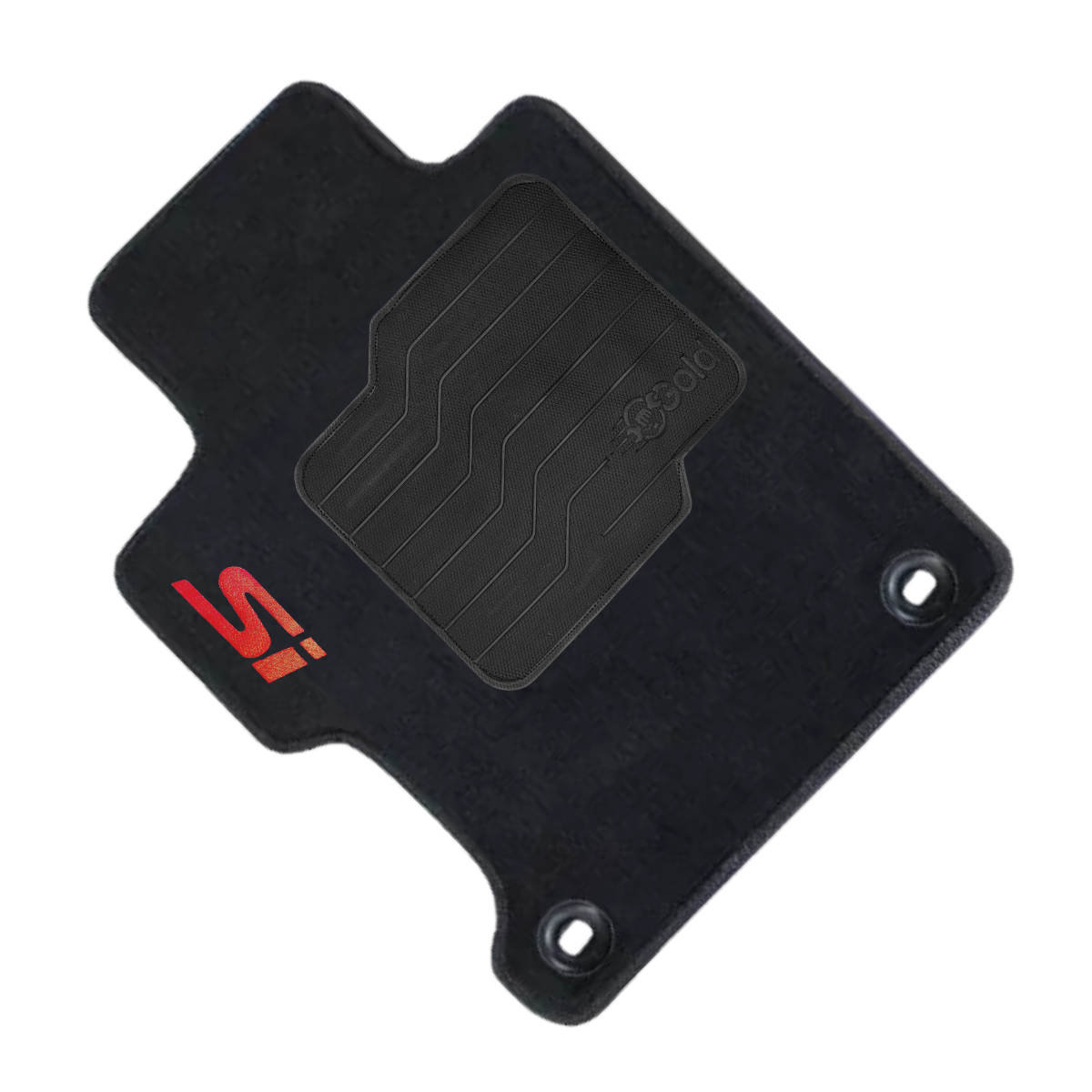 TAPETE CARPETE CIVIC SI 2007 A 2011 PRETO 3 PEÇAS