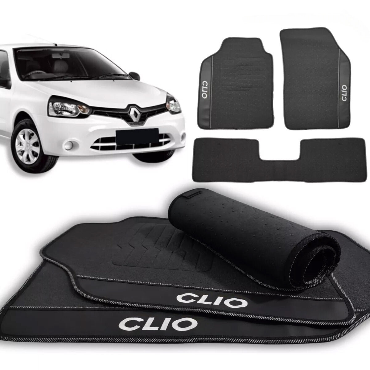 TAPETE BORRACHA PREMIUM CLIO 1996 A 2011