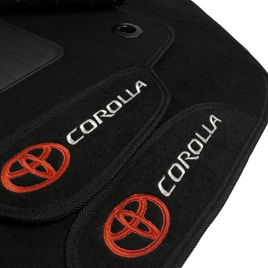 TAPETE CARPETE COROLLA 2018 A 2019 PRETO 4 PEÇAS