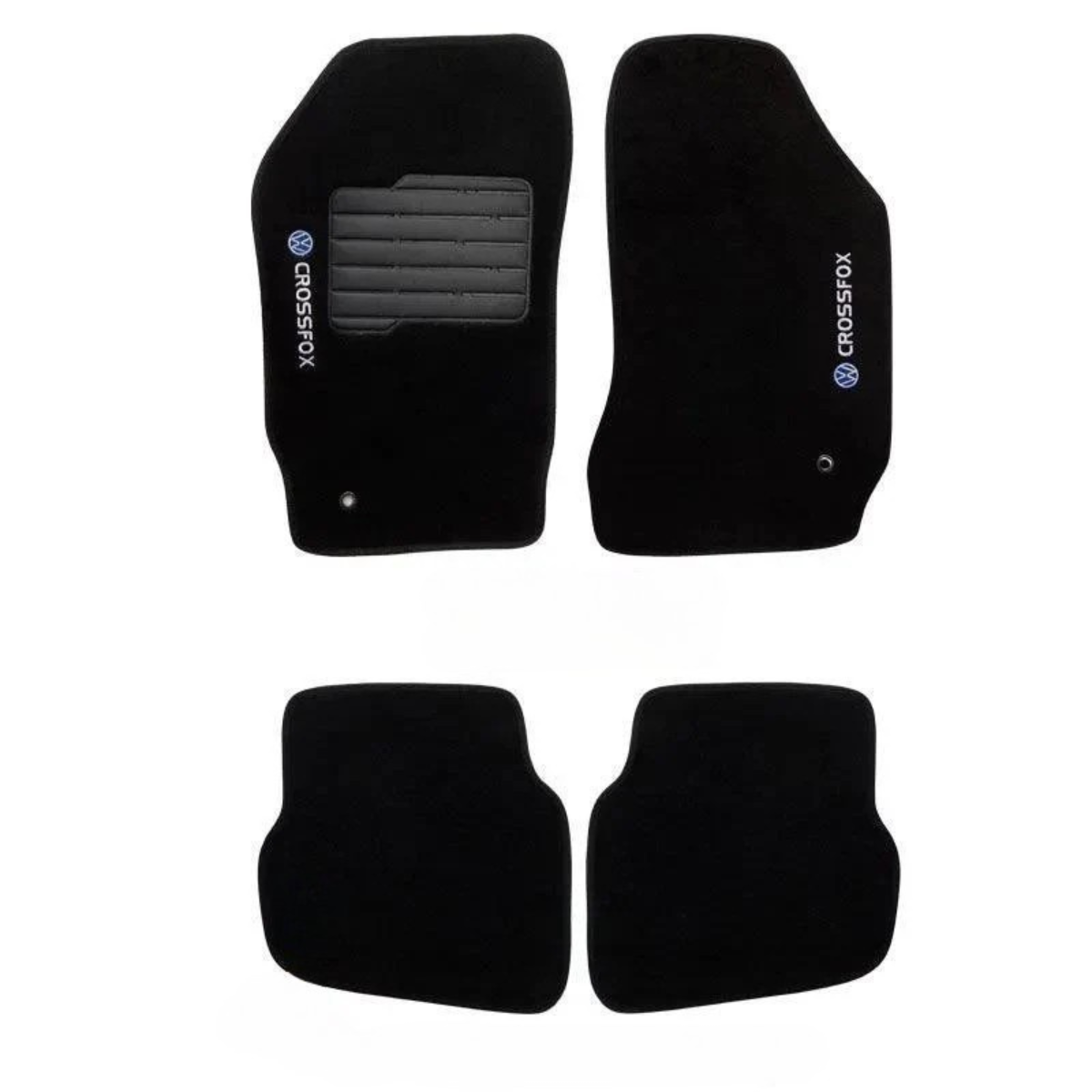 TAPETE CARPETE CROSSFOX 2004 A 2013 BORDADO 5 PEÇAS