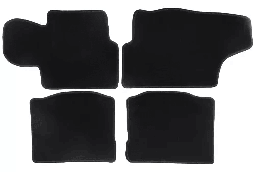 TAPETE CARPETE AZERA 2012 A 2017 PRETO BORDADO 4 PEÇAS