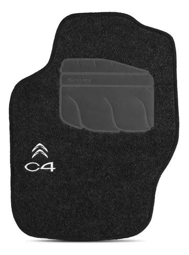 TAPETE CARPETE CITROEN C4 HATCH 2009 A 2011 5 PEÇAS
