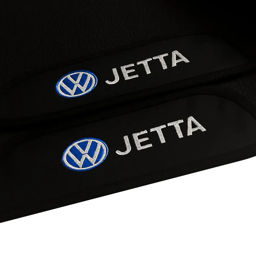 TAPETE BORRACHA PREMIUM JETTA 2006 A 2010 BORDADO 5 PEÇAS
