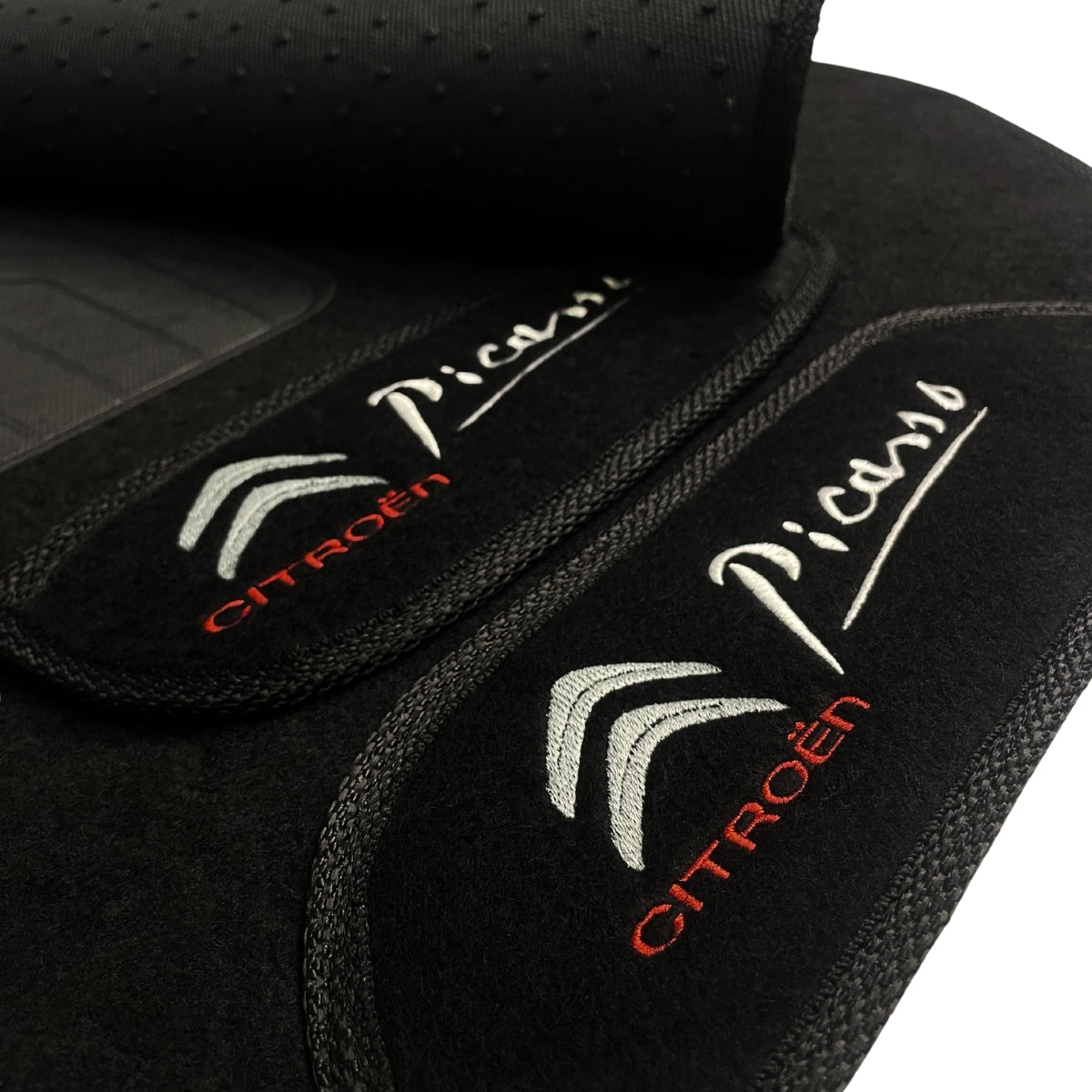 TAPETE CARPETE C3 PICASSO 2010 A 2016 PRETO 4 PEÇAS