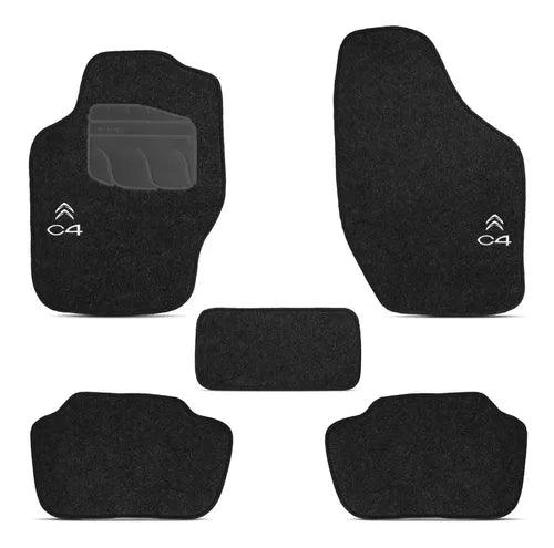 TAPETE CARPETE CITROEN C4 HATCH 2009 A 2011 5 PEÇAS