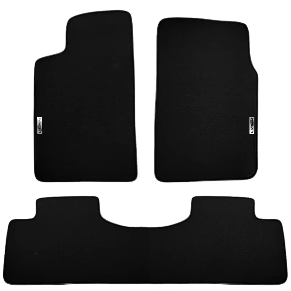 TAPETE BORRACHA TAG INOX S10 2012 A 2015 3 PEÇAS