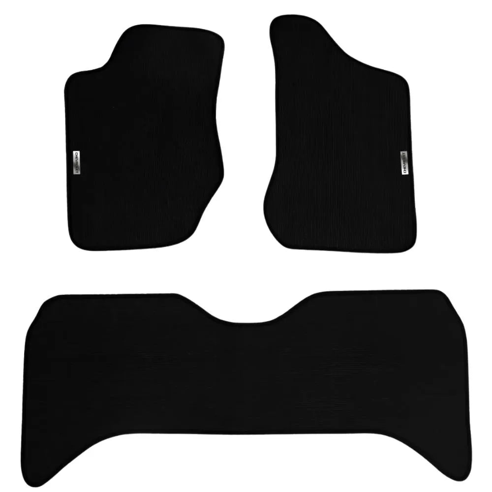 TAPETE BORRACHA TAG INOX S10 1996 A 2011 3 PEÇAS