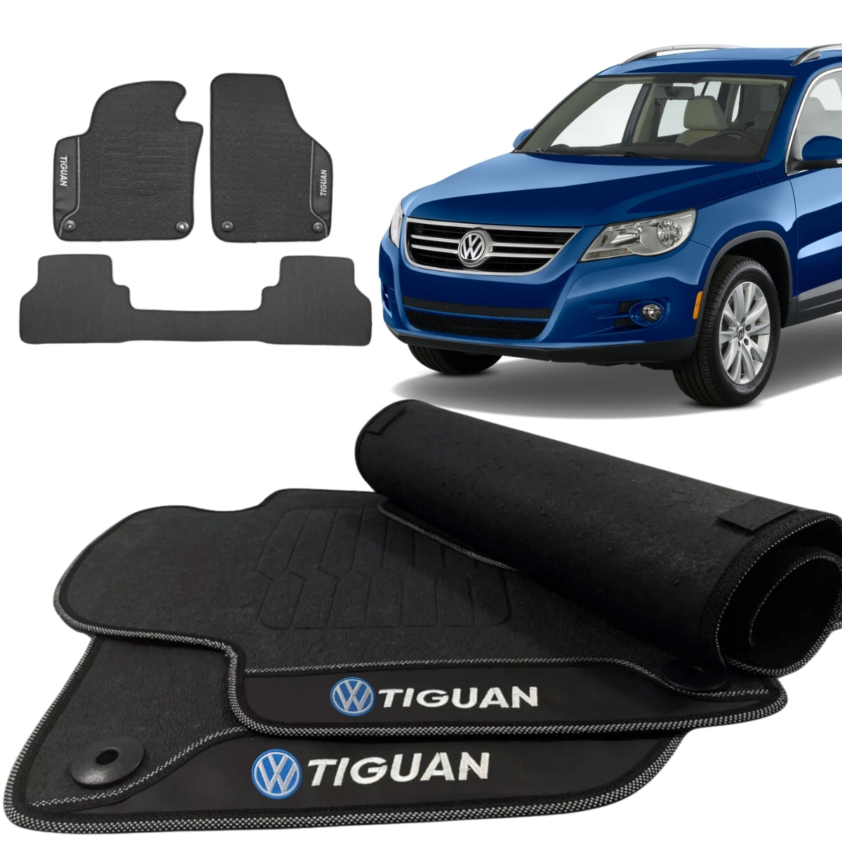 TAPETE BORRACHA PREMIUM TIGUAN 2009 A 2017