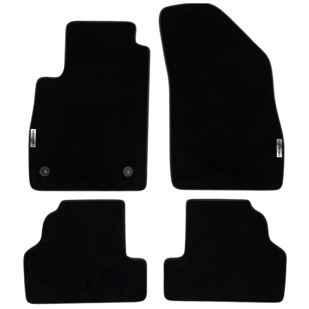 TAPETE BORRACHA TAG INOX TRACKER 2014 A 2019 4 PEÇAS