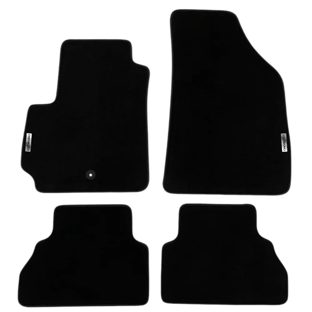 TAPETE BORRACHA TAG INOX TRACKER 2020 A 2024 4 PEÇAS