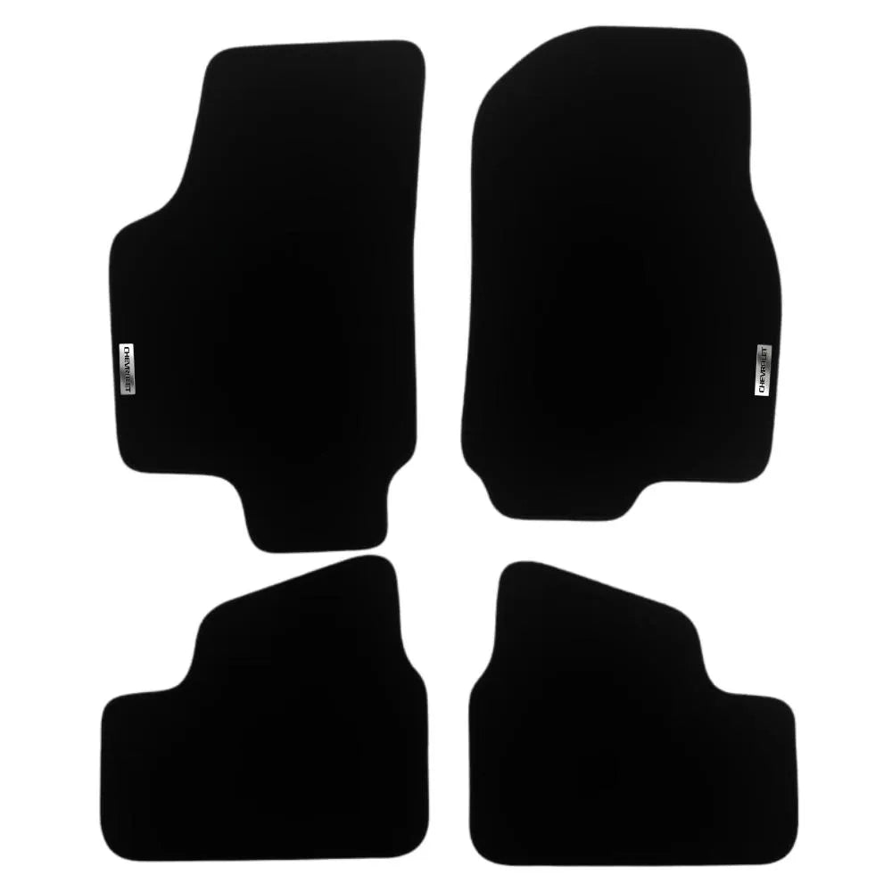 TAPETE BORRACHA TAG INOX VECTRA 2005 A 2011 4 PEÇAS